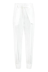 Eburnea cotton-twill bush-trousers